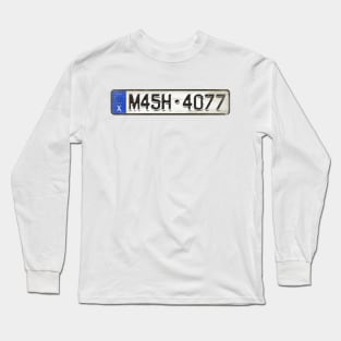 Mash 4077 - License Plate Long Sleeve T-Shirt